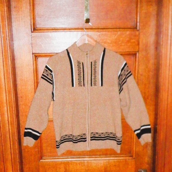 ~~~ TAN JAY Sweater / Front Zippered - Picture 1 of 1